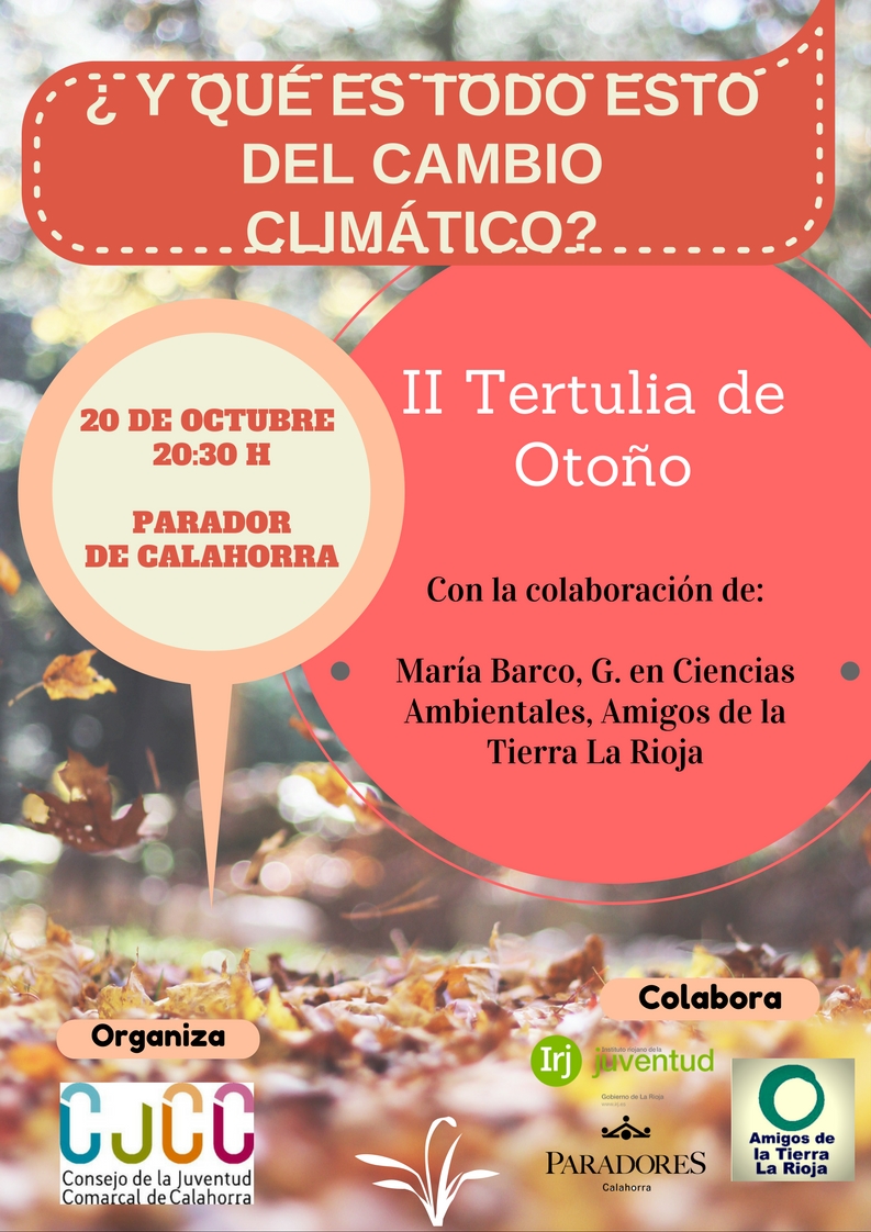 II TERTULIA DE OTOÑO «CAMBIO CLIMÁTICO»