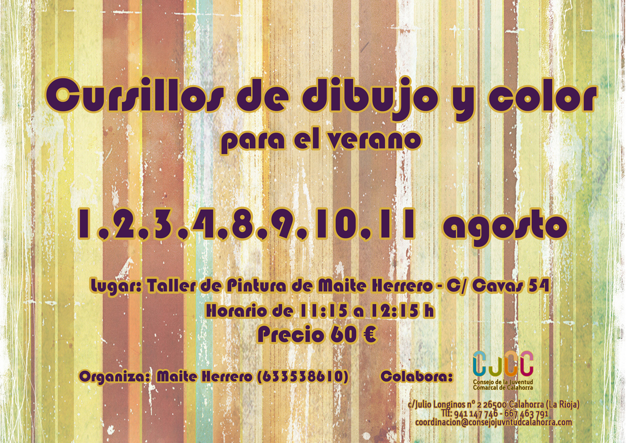 Cursillos de dibujo y color