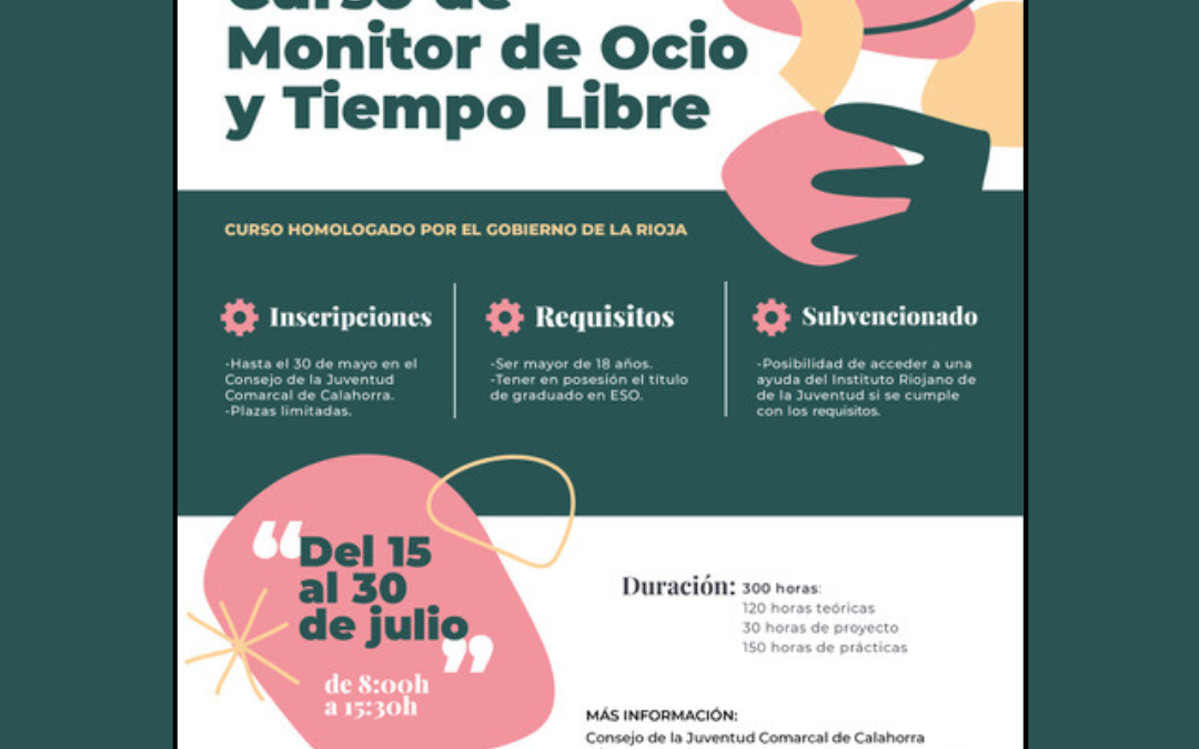 Curso de Monitores de Ocio y Tiempo Libre en Calahorra (La Rioja)