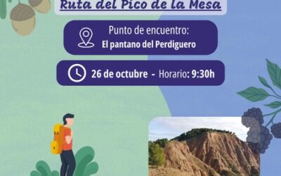 El CJCC presenta una nueva salida de “Jóvenes en Ruta” al Pico de la Mesa el domingo 26 de octubre