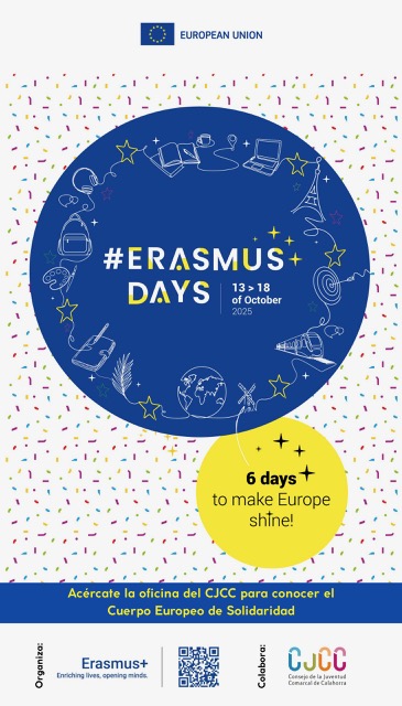 El CJCC se suma a la semana de Erasmus Days con actividades para acercar Europa a la juventud