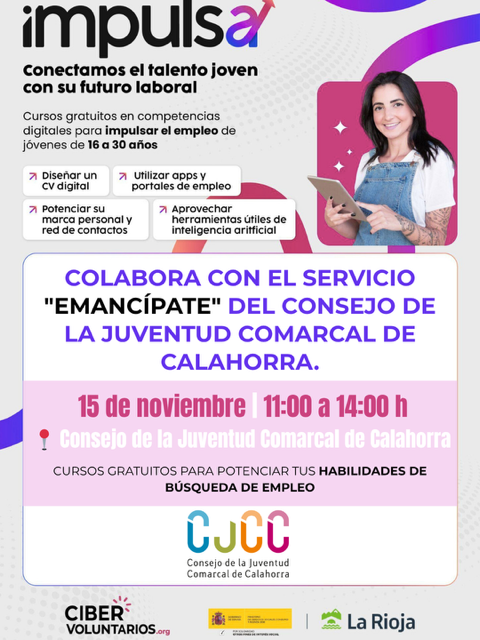 El CJCC impulsa la empleabilidad juvenil con una nueva formación digital junto a Cibervoluntarios