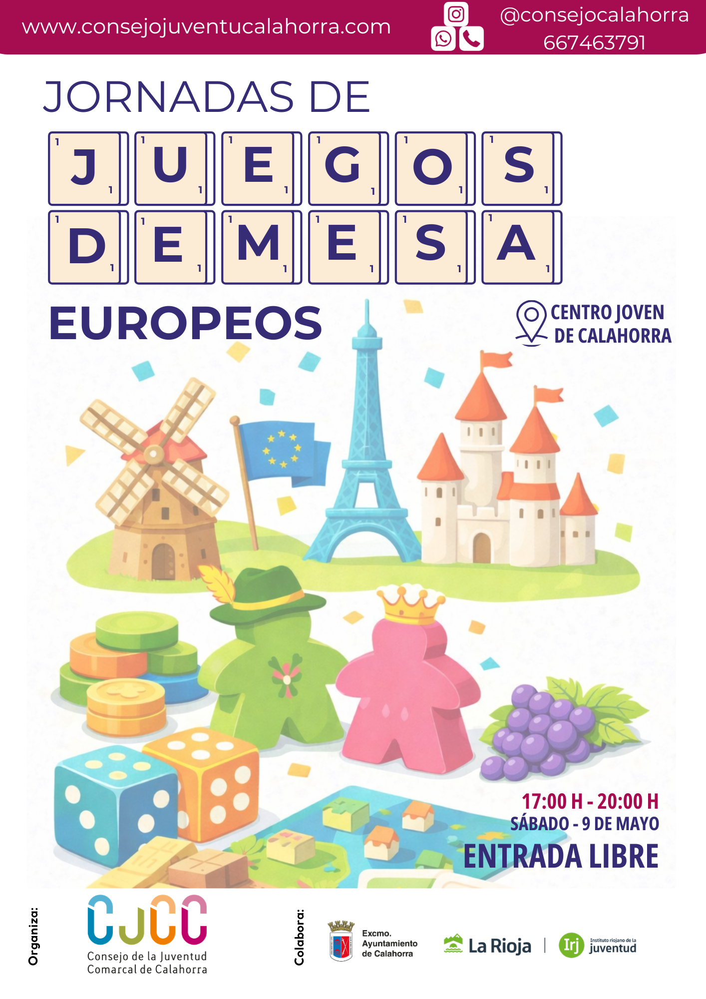 Cartel del curso de monitor, ocio y tiempo libre