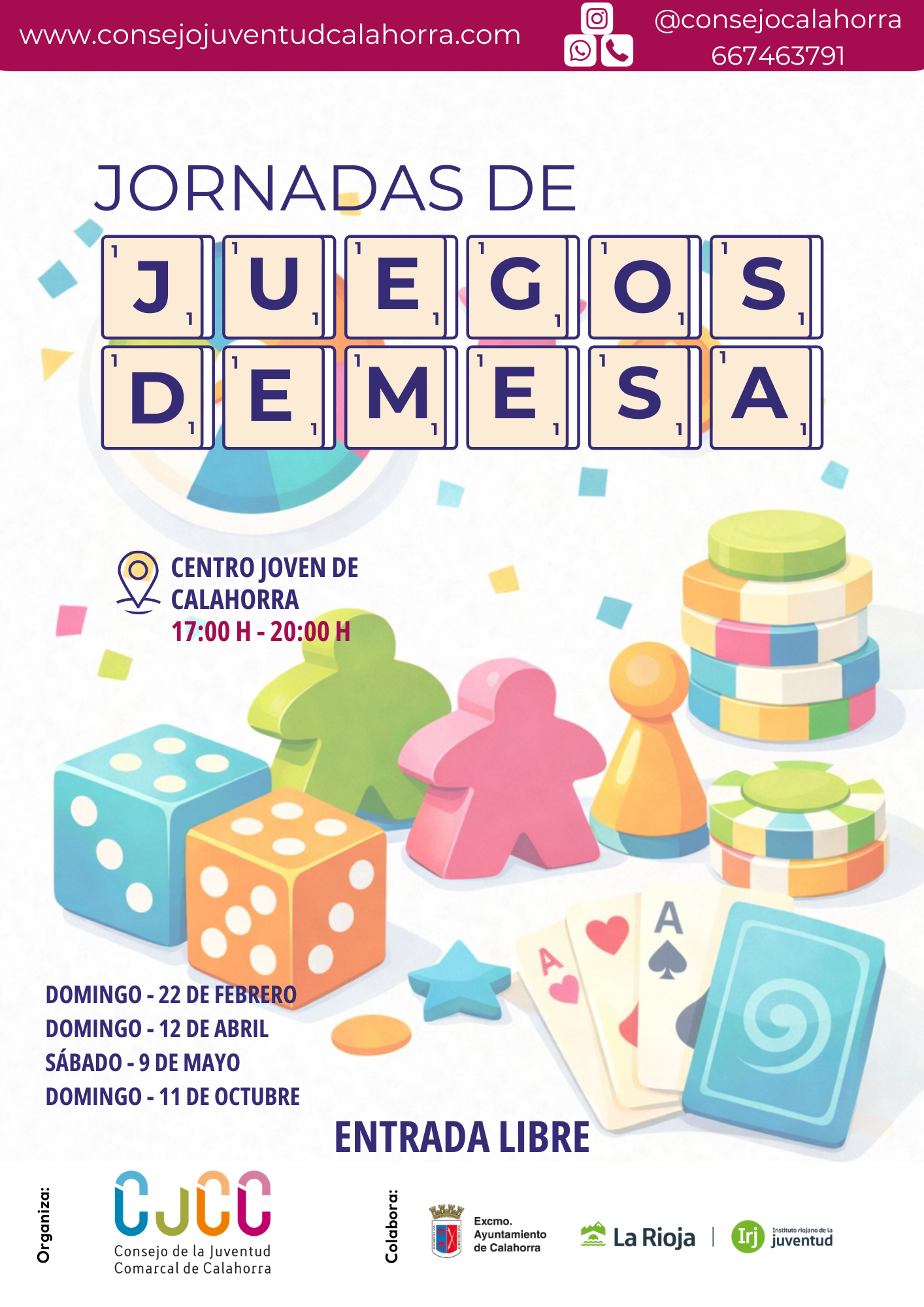 Cartel del curso de monitor, ocio y tiempo libre