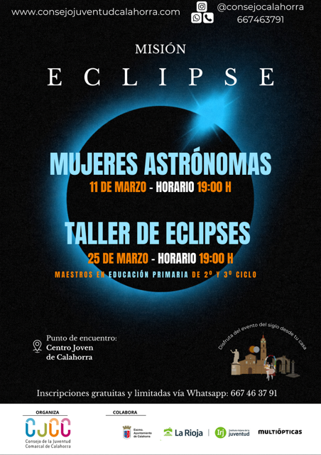 “Misión Eclipse”: un año de divulgación y formación para preparar a La Rioja ante el eclipse solar total del 12 de agosto de 2026