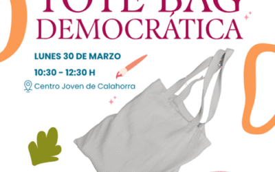 El CJCC colabora con un taller gratuito de Tote Bag del Consejo de la Juventud de España en Calahorra