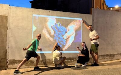 El CJCC inicia la creación de los murales de la  VIII Edición de «Una ronda con arte joven»